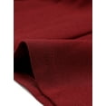 thumbnail image 5 of DARING DIVA Women's Draped Collar Open Front Blazer Ruffle Jacket M Red, 5 of 6