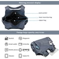 thumbnail image 5 of Sunyuer Vintage Hobo Bag for Women - Large Capacity Crossbody Shoulder Handbag with Multi Pockets, 3-Way Carry, Adjustable Strap, 5 of 7
