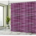 thumbnail image 5 of Ambesonne Magenta Shower Curtain, Vintage Knit Pattern, 69"Wx84"L, Fuchsia and Violet, 5 of 5