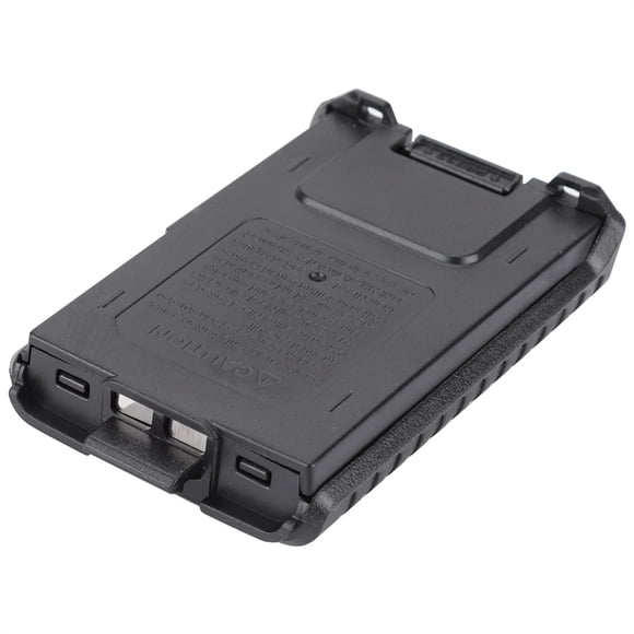 Concha de caja de la batería, caja de batería negra portátil compactA para uv-5r batería batery boxe de almacenamiento paquete de paquete párrica para accesorios de radio