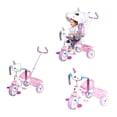 thumbnail image 3 of Triciclo Scooter Desmontable Luces Sonido Gaticornio Rosa, 3 of 3