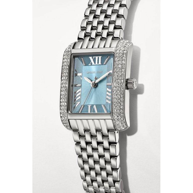 Michael Kors Emery Three-Hand Silver-Tone Stainless Steel  display picture 2