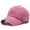 Pink, variant on Aocisk Fashionable Heart Embroidered Baseball Cap Pure Washed Adjustable Low Profile Unstructured Dad Hat for Outdoor Casual Wear Orange One Size