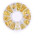 thumbnail image 2 of Ocean Nail Art Studs Gold Charms Summer Sea Metal Alloy Rivets Shell Starfish, 2 of 3