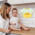 thumbnail image 3 of Xihbxyly Babero Antimanchas Sprout Baby, Diseño de Manga Larga con Recogedor de Comida, Tejido de Poliéster Fácil de Limpiar, Ideal para Comer y Actividades Al Aire Libre, Lavable a Máquina, Talla Ún, 3 of 4