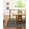 thumbnail image 5 of Unique Loom Chindi Jute Collection Area Rug (10' x 14' 1" Rectangle Navy Blue/Ivory), 5 of 7
