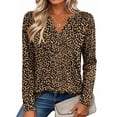 thumbnail image 5 of Zeagoo Womens Tops Long Sleeve V Neck Tee Shirts Dressy Casual Clothes Business Work Blouse, 5 of 6