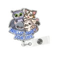 thumbnail image 1 of Funny Cute Badge Reel With Clip Closure For Students Workers Cartoon Pattern Workplace Induction Graduation, 1 of 4