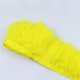 thumbnail image 3 of 2m Turkey Feather Fringe Feather Costura Decoración de Encaje Artesanal - amarillo Sunnimix Cinta con borde de flecos, 3 of 8