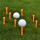 thumbnail image 5 of Tees de golf de plástico naranja Brillar 70 mm 100 piezas, 5 of 5