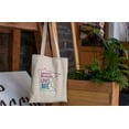 thumbnail image 3 of Someone in Minnesota Loves Me feat. Map Outline 12oz Reusable Canvas Tote Bag, 3 of 5