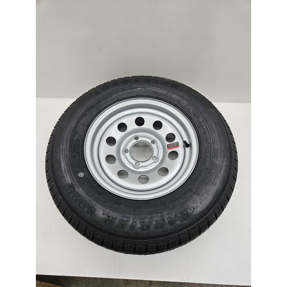 Trailer Camper 14" Silver 14x5.5 / 5 Lug Hole Wheel / ST205/75R14 Radial Tire
