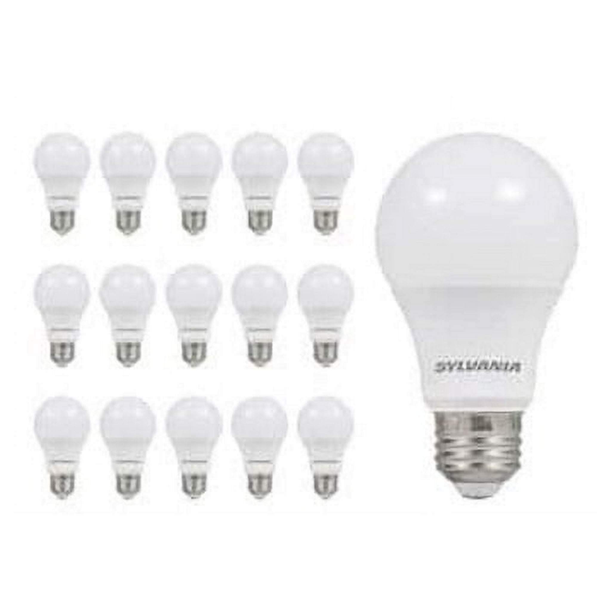 Sylvania Everyday LED Light Bulbs, A19 100-Watt, Daylight, E26, 16 pack - Value Pack