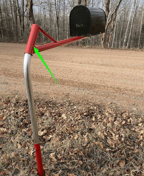 Kojem Mailbox Support Ideal for All Locations, Both Rural and Residential Galvanized Steel Mailbox Post