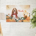 thumbnail image 2 of Happy Thanksgiving Basset Hound with Turkey Pumpkins Autumn Vibes Horizontal Matte Canvas Poster Bassets Dog Breed Lovers Gifts Idea Wall Art Home Decor - 12018, 2 of 5