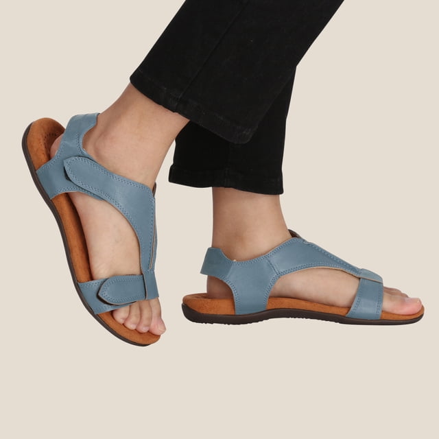 LSLJS Sandales Pantoufles à Talon Plat d'Été pour Femmes Chaussures Décontractées pour Femmes