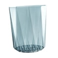 thumbnail image 3 of veasfak Open Top Transparent Trash Can 10 L Capacity Garbage Can for Apartment Hotel Blue, 3 of 9
