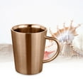thumbnail image 1 of Luxshiny Taza De De Acero Inoxidable Dorado Con Antideslizante Para Escritorio, 1 of 7