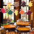 thumbnail image 4 of CIMAXIC christmas 180pcs Thanksgiving Fall Artificial Maple Hanging Paper Leaves Tags Gift Decorations With String for Wedding Party Christmas (9 Patterns Random Color),2.17"X2.56"X0.08", 4 of 5