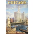 thumbnail image 2 of Art.com Chicago Art Print by Kerne Erickson, 12" x 18", 2 of 4