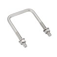 thumbnail image 1 of Unique Bargains Square U-Bolts M6 45mm Inner Width 304 Stainless Steel with Nuts 2Pcs, 1 of 3