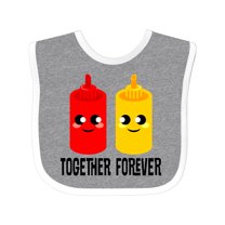 Inktastic Ketchup and Mustard Gift Boys or Girls Baby Bib