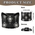 thumbnail image 2 of Haosy Cool Skulls Filigree Golf Mallet Putter Cover Strong Magnetic Leather Golf Club Headcover Closure, 2 of 7