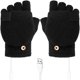 thumbnail image 1 of ColoMX 1 par guantes USB calentados calentadores calientes calentadores de mano de mano guantes para invierno (negro), 1 of 7