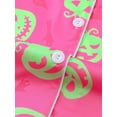 thumbnail image 3 of Emy Dola Women Halloween Silk Pajamas Sets 2 Piece Button-Down Satin Sleepwear Ghost Pumpkin Skull Print Short Sleeve Loungewear S-2XL, 3 of 7