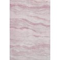 thumbnail image 2 of Addison Rugs Mayfield Premium Machine Washable Transitional Stripes Pink Rectangle Rug, 8' x 10', 2 of 6