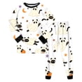 thumbnail image 6 of Leey-World Halloween Pajamas Girls Pajama Set Long Sleeve Top Long Pants Pajamas Kids Halloween Cute Pattern Pj Sets Sleepwear, 6 of 9