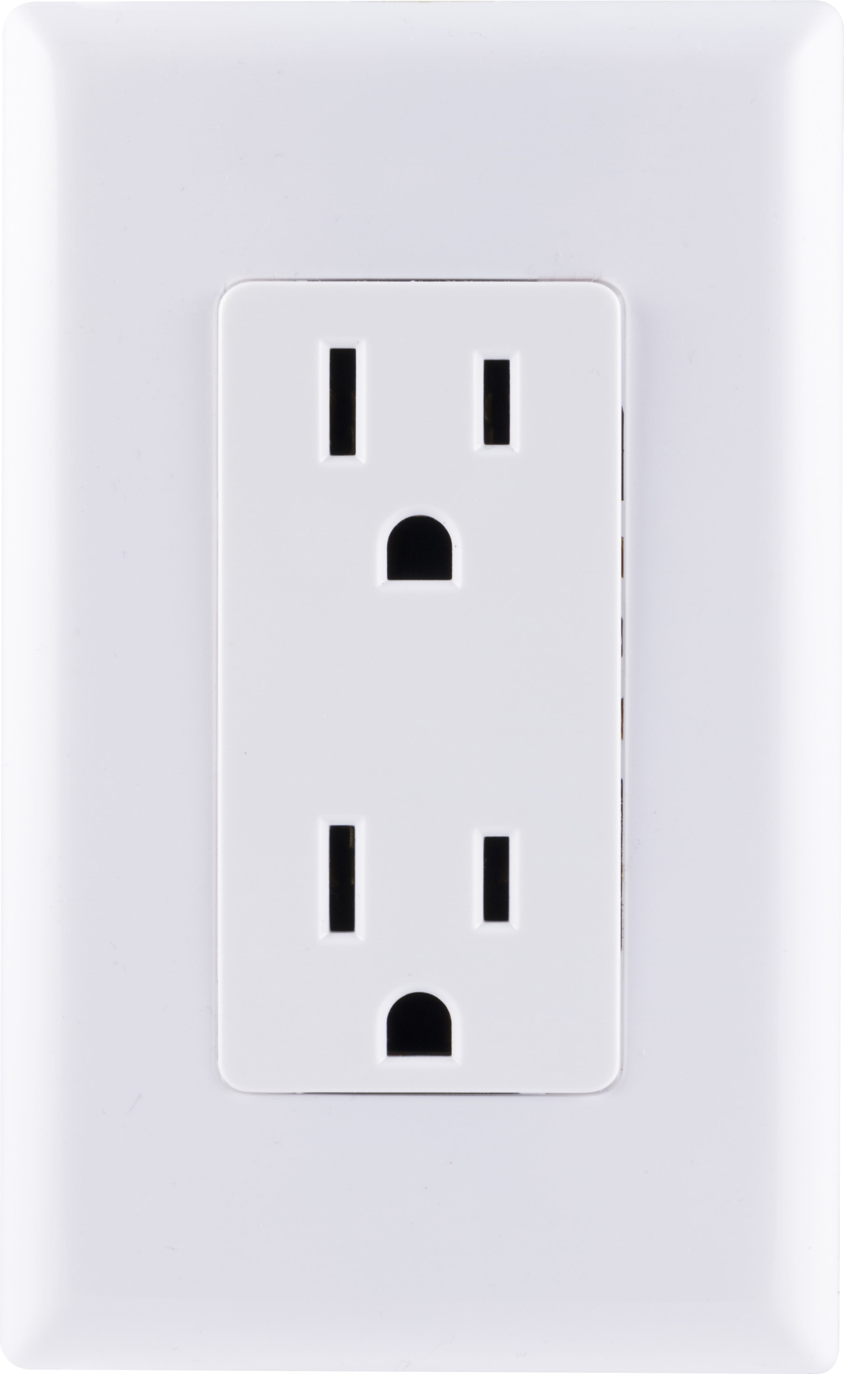 GE Grounding Designer Duplex Electrical Outlet, White 15A - 50727 - image 5 of 5