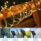 thumbnail image 3 of Luces solares tipo cuerda ANJAYLIA, 20 m, 200 LED, impermeables, color blanco cálido, 3 of 7