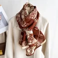 thumbnail image 2 of Bufanda de lino y algodón de lujo para mujer, bufandas cálidas de diseñador para primavera e invierno, pashmina, hijabs, bufandas, chales, pañuelos, diadema, 2 of 4