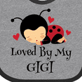 thumbnail image 4 of Inktastic Loved by My Gigi Ladybug Boys or Girls Baby Bib, 4 of 4