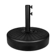 thumbnail image 3 of Glavbiku 20" Plastic Round Umbrella Stand Base with Steel Holder,Water Filled for Patio,Black,50lb, 3 of 11