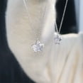 thumbnail image 2 of Visland Collier Femme Pendentif Étoile Transparent en Strass Réglable avec Longueur Prolongée Collier Clavicule Femme Mariage Fête Voyage Bijou de Cou, 2 of 7