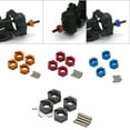 thumbnail image 2 of 4X 1/24 RC Car Wheel Hex Adaptor Spare Parts Extension Hex Hub Adapter for FMS 1/24 Fcx24, 2 of 5