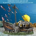 thumbnail image 4 of Aquarium Shipwreck, 1PCS Aquarium Resin Shipwreck, High Simulation Beautiful Aquarium For Fish, 4 of 8