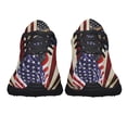 thumbnail image 5 of Doberman American flag Patriot Shoes Sneakers Black Size 9.5, 5 of 7