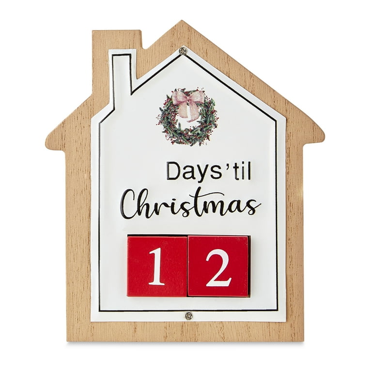 Christmas House Advent Calendar Décor, by Holiday Time - Walmart.com