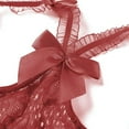 thumbnail image 3 of Gibobby Lencería sexy para mujer Lencería Atracción Perspectiva Mujer Con Plata Sexo Encaje Ropa interior Íntimos(Vino rojo G), 3 of 5