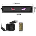 thumbnail image 1 of LED Car Flexible Screen USB 5V Matrix Pixel Panel RGB Pattern Graffiti Scrolling Text Animation Display with APP 16x64, 1 of 6