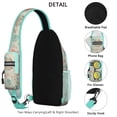 thumbnail image 3 of Funny Mythical Axolotl Sling Bag with Colorful Cute Cartoon Print, Lightweight Crossbody Backpack, Adjustable Strap, Durable Daypack for Daily Commuting and Outdoor Activities, 3 of 6