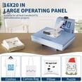 thumbnail image 2 of Industrial Heat Press Machine - Digital Sublimation Press with Adjustable Pressure & Fast Heating, Professional Grade T-Shirt Printing Press, 2 of 8