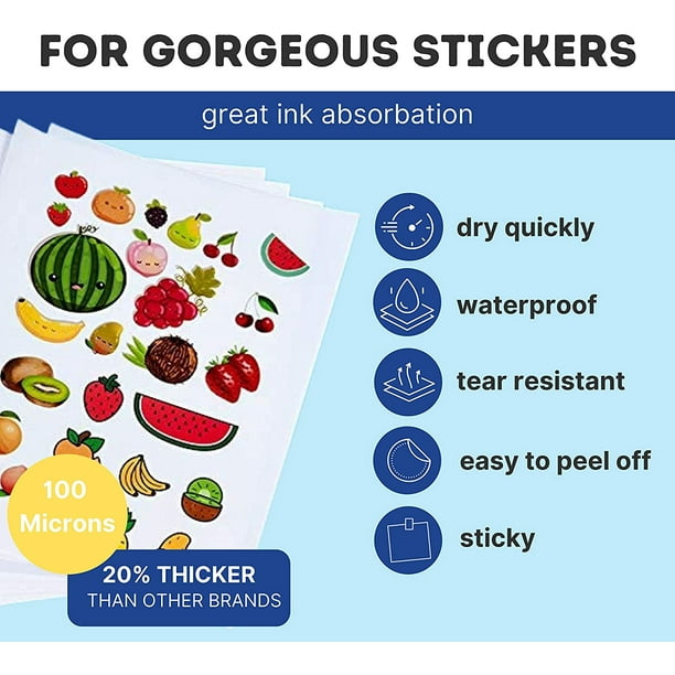 Sticker pomme rouge Stickers fruités en vinyle Sticker imperméable