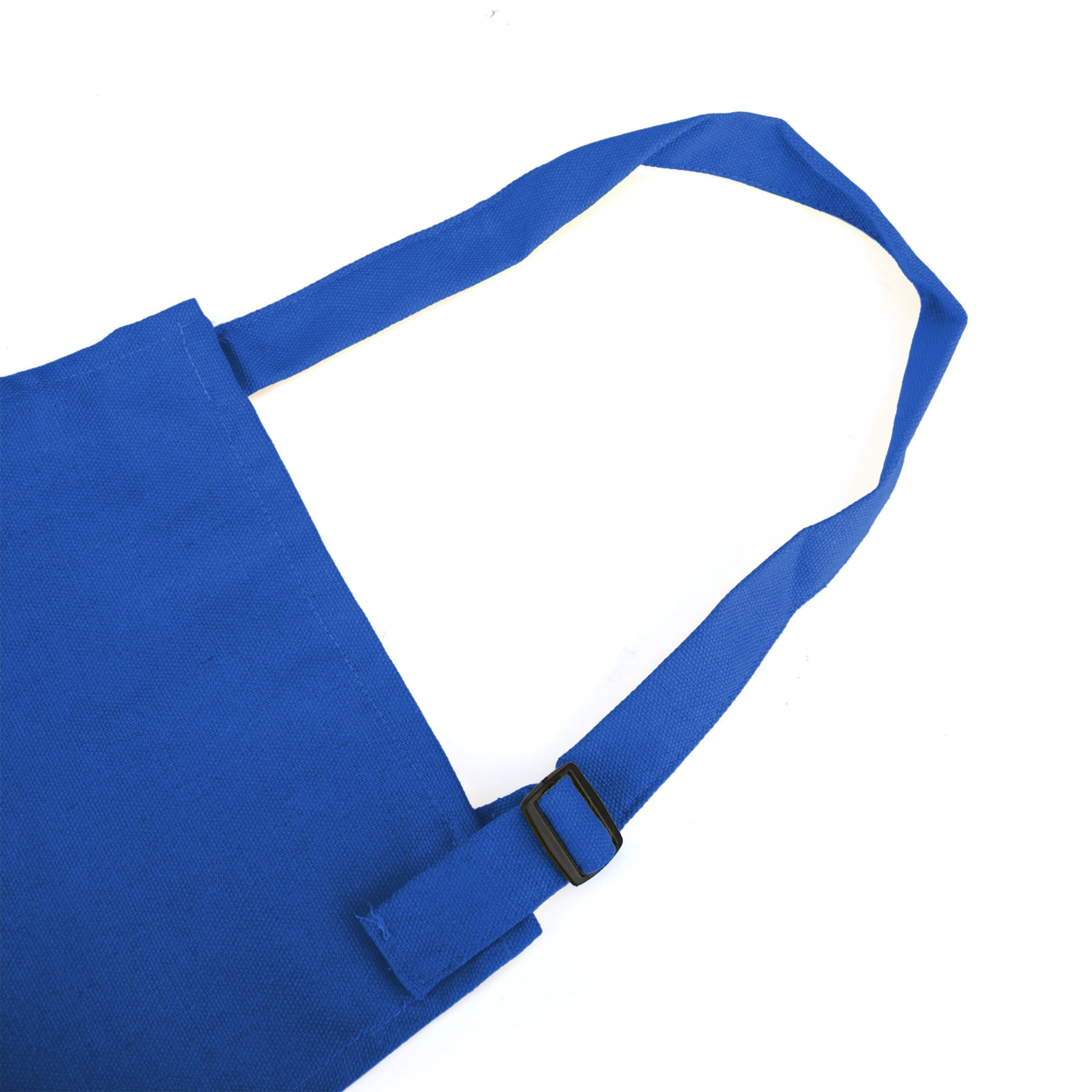 (Price/6 Pcs) Opromo Colorful Cotton Canvas Kids Aprons with Pocket, Artist Apron & Chef Apron(S-XXL)-Orange-XXL
