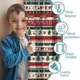 thumbnail image 3 of Blackout Kids Curtains,Red Christmas Deer and Tree Pattern Childrens Insulated Curtains Set Of 2,Bedroom Essentials,Toddler Room Decor 52"x84", 3 of 5