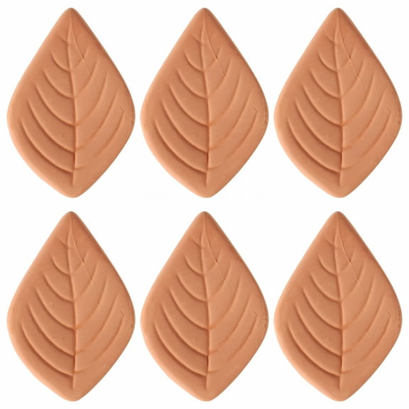 ACDANC 6pcs Sugar Saver Leaf Terracotta Sugar Keeper and Softener Reusable Saver