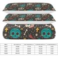 thumbnail image 2 of HAHDAXIA Skull Cute Pattern Bedding Solid Comforter Set for All Seasons,3 Pieces(1 Comforter+2 Pillowcases),Soft Microfiber Bedding Set King(90"x90"), 2 of 7